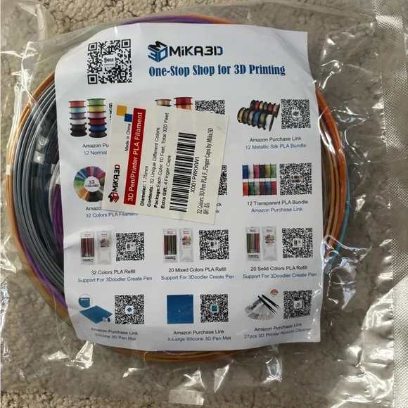 Super 3D Pen with Filament New In Box plus unopened Pen/Printer Filament - Picture 5 of 5